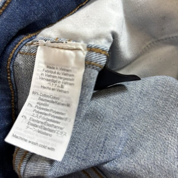 Madewell 10" High Rise Skinny Jeans Women's Size 27P Stretch Denim 28x23 Crop - Picture 8 of 8